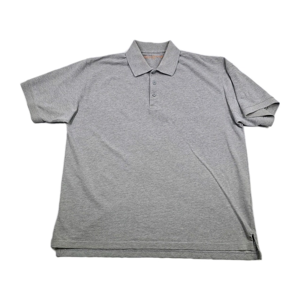 511 Tactical Series Mens XL Gray Performance‎ Polo Shoulder Pocket Shirt